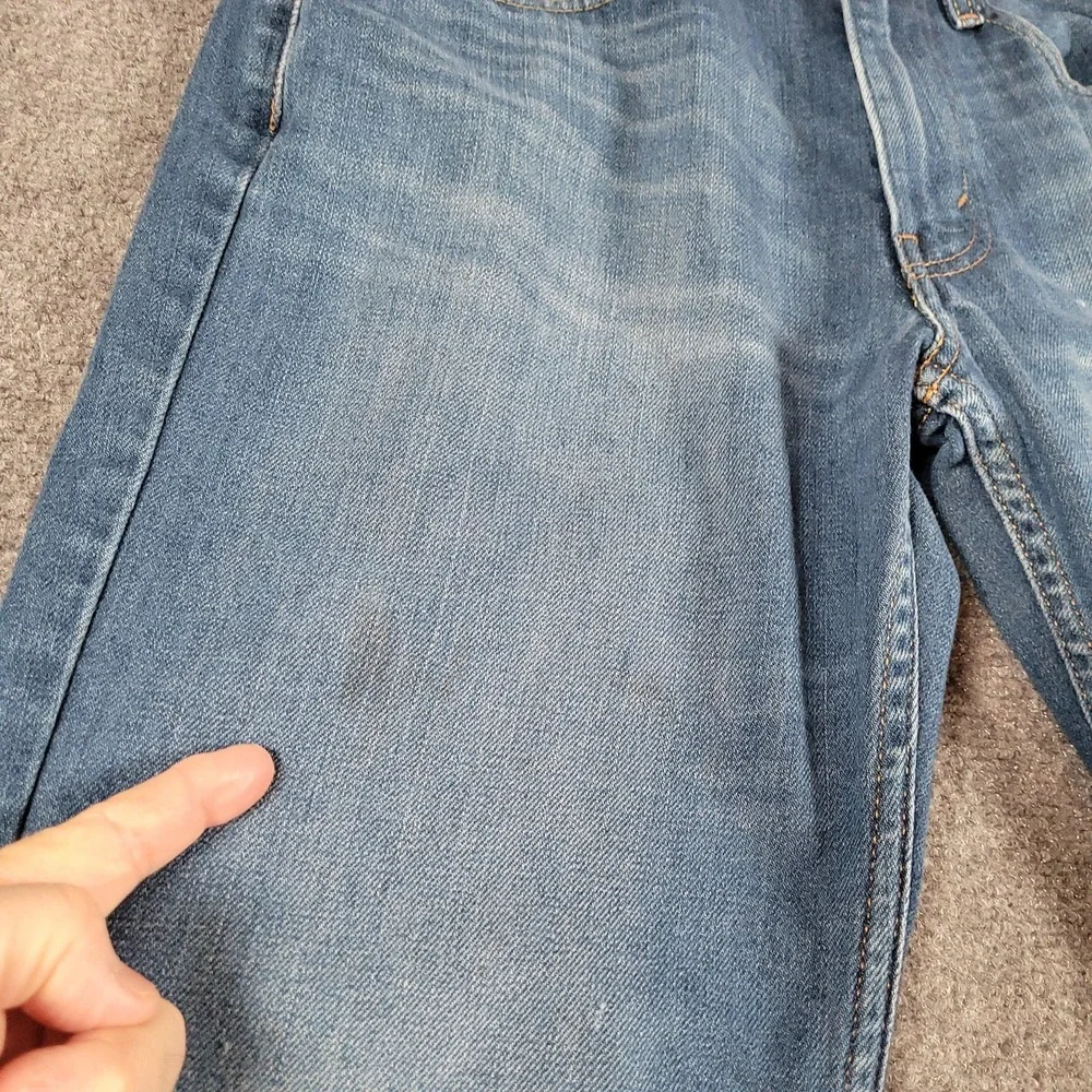 Levis 514 Jeans Mens 32x33 Blue Medium Wash Straight Leg Stretch‎ Denim Zip Fly